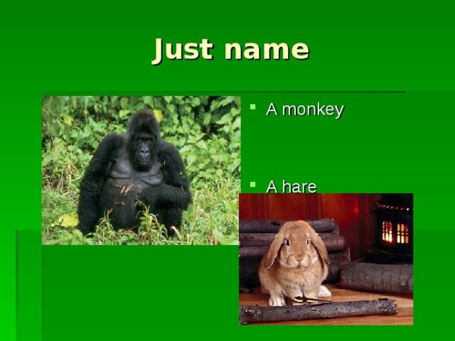 Just name