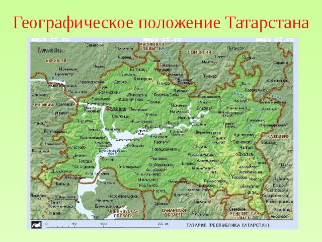 Рельеф татарстана картинки