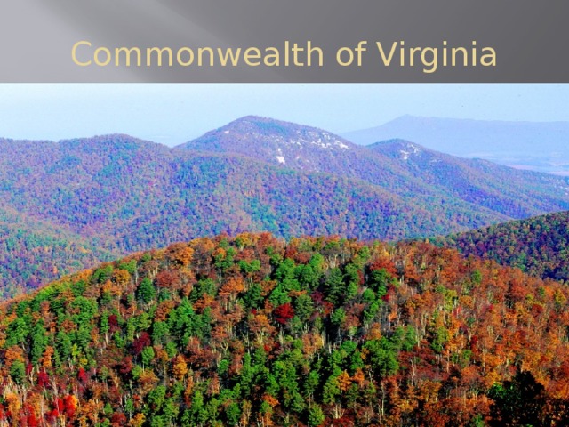 Commonwealth of Virginia