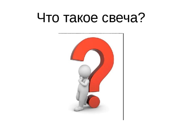 Что такое свеча?