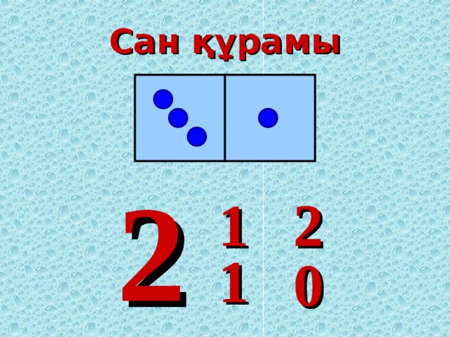 Сан құрамы 2 2 1 2 1 2 1 1 0 0