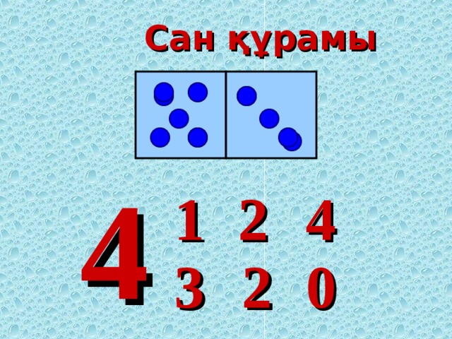 Сан құрамы 4 2 1  4 3 0 2