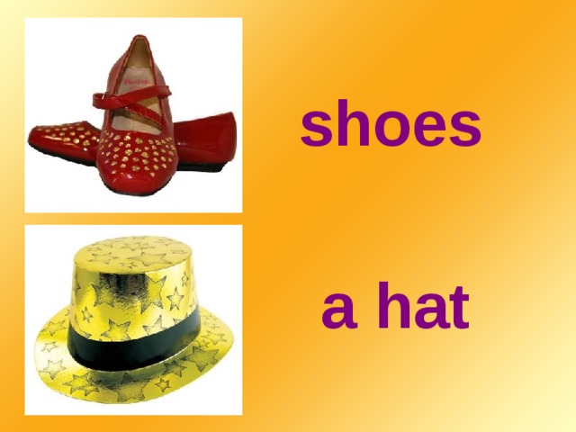 shoes a hat