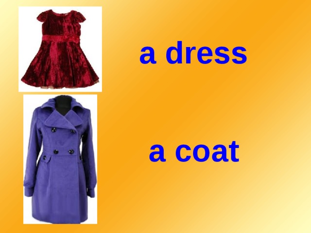 a dress a coat
