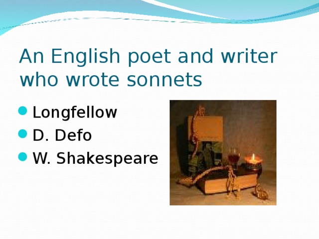 An English poet and writer who wrote sonnets