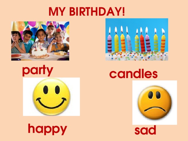MY BIRTHDAY ! party candles happy sad