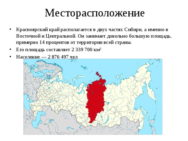 Месторасположение