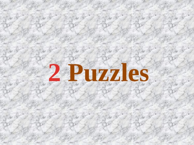 2 Puzzles