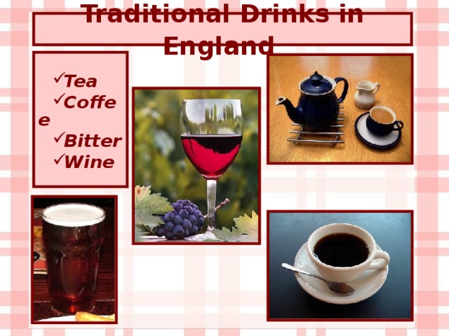 Traditional Drinks in England