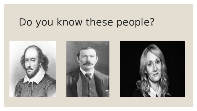 Do you know these people?