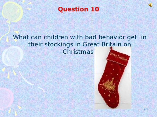 What  can children with bad behavior get in their stockings in Great Britain on Christmas?
