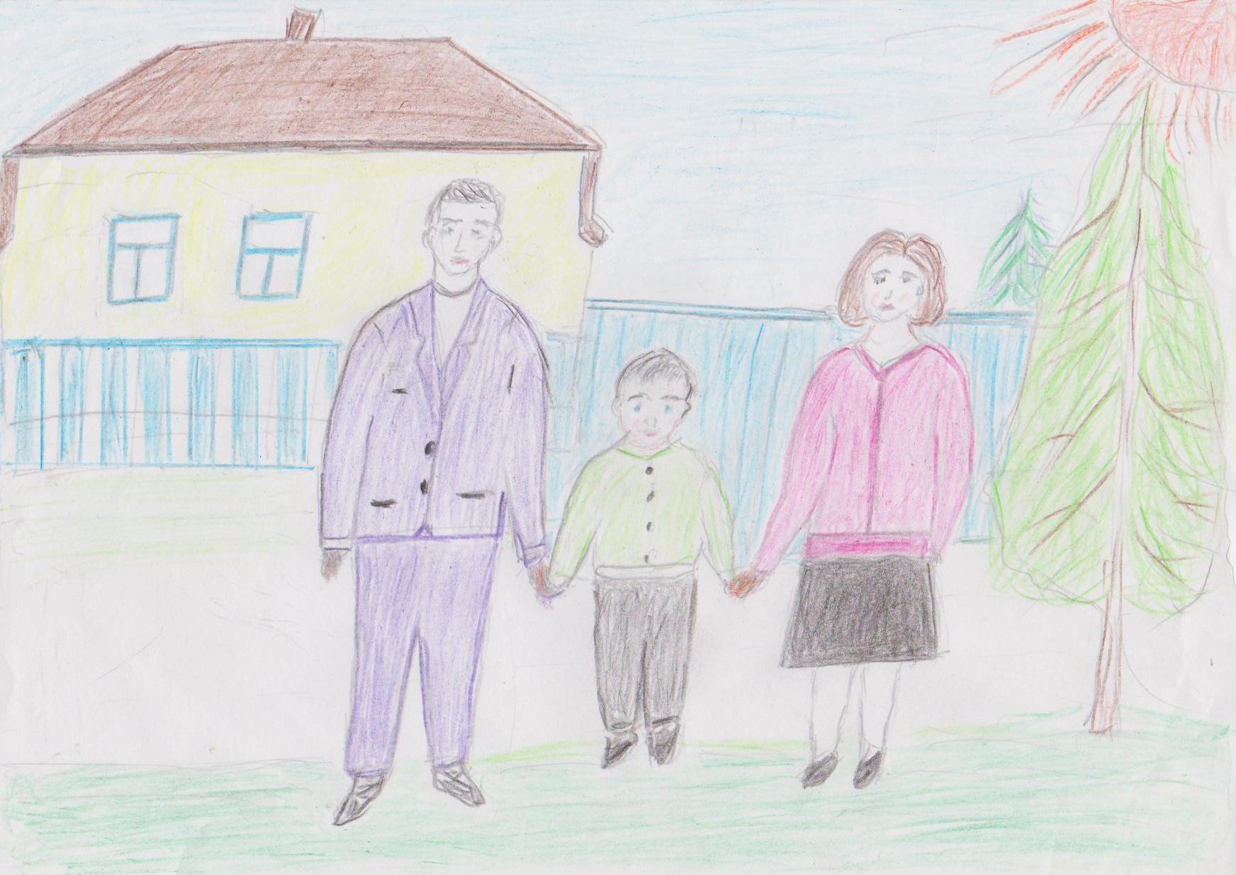 Рисунок на тему семья легко. Рисунок на тему моя семья. Рисунок семьи легко. Семья рисунок карандашом. Рисунок про семью.