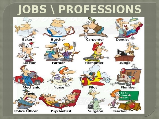 JOBS \ PROFESSIONS