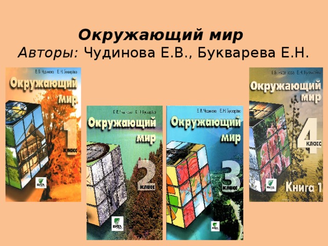 Окружающий мир  Авторы: Чудинова Е.В., Букварева Е.Н.