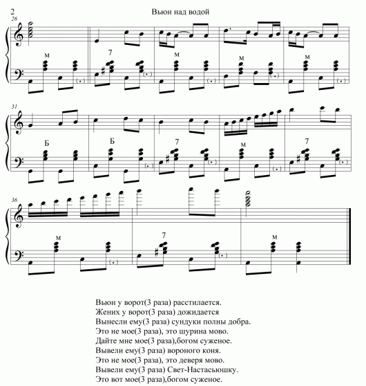 Песнь на воде на русском. Вьюн над водой Ноты для хора. Вьюн над водой Ноты для баяна. Вьюн над водой партитура для хора. Вьюн над водой Ноты для фортепиано.