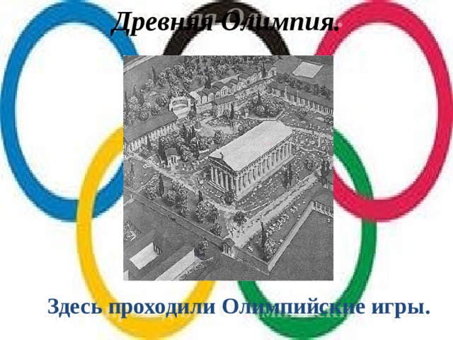 Древняя Олимпия. Здесь проходили Олимпийские игры.