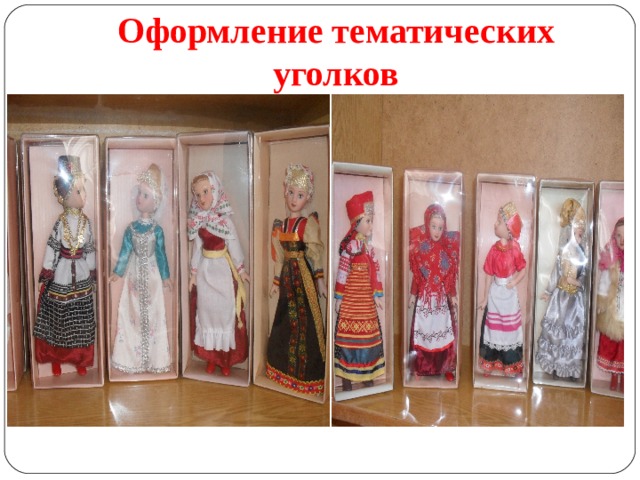 Оформление тематических уголков