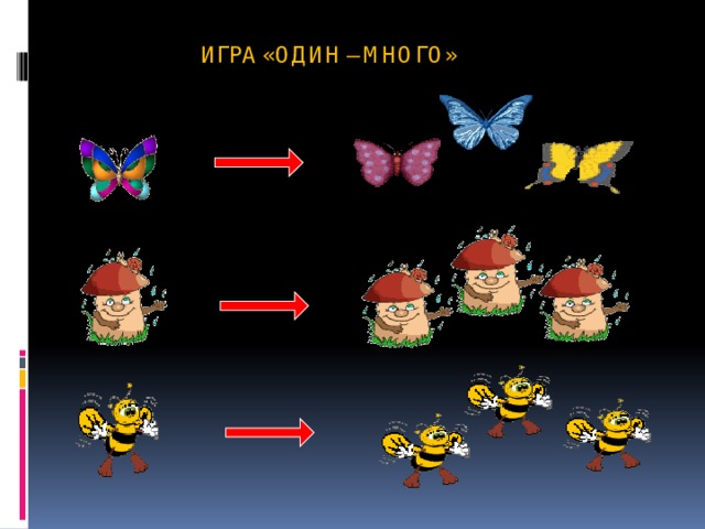 ИГРА «ОДИН – МНОГО»