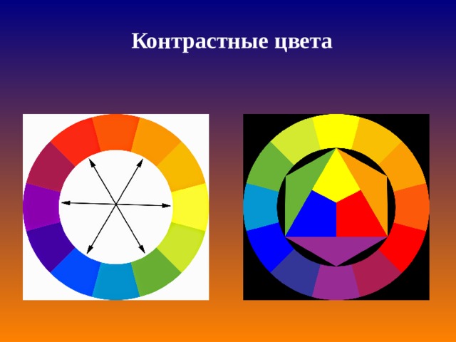 Цветовой контраст в фотошопе где находится