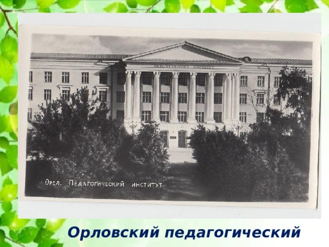 Орловский педагогический институт
