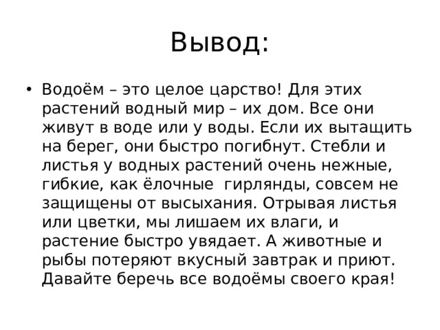 Вывод: