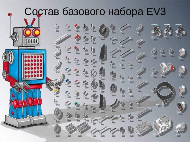 Состав базового набора EV3