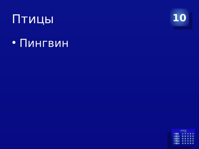 Птицы 10