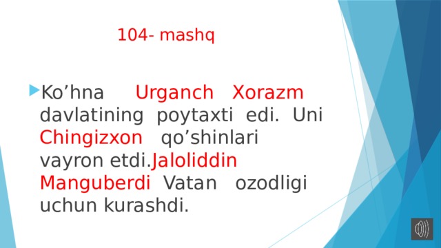 104- mashq