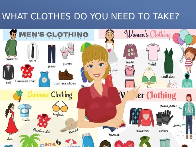 WHAT CLOTHES DO YOU NEED TO TAKE?