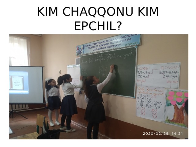 KIM CHAQQONU KIM EPCHIL?