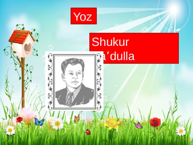 Yoz Shukur Saʼdulla