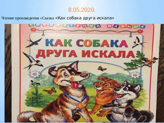 8.05.2020. Чтение произведения «Сказка «Как собака друга искала»