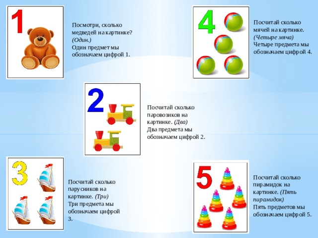 Презентация счет до 5