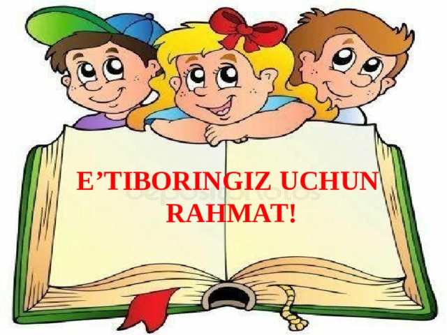 E’TIBORINGIZ UCHUN RAHMAT!