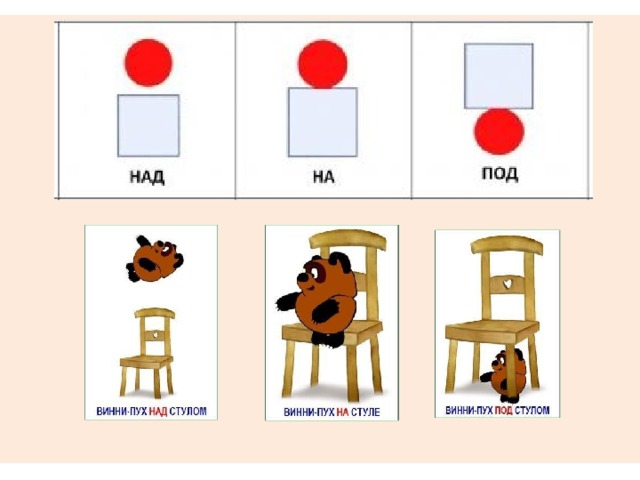 Предлог под для дошкольников в картинках