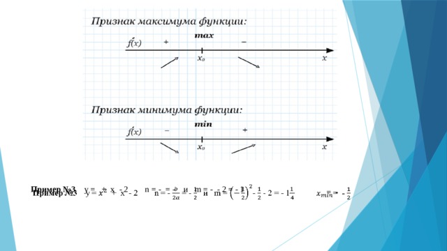 Пример №3 y = + x - 2 n = - = - и  m = - - 2 = - 1     = -  