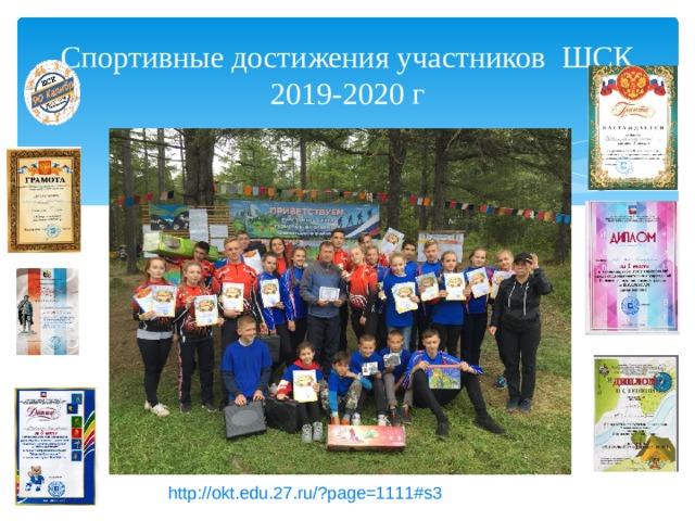 Спортивные достижения участников ШСК 2019-2020 г http://okt.edu.27.ru/?page=1111#s3