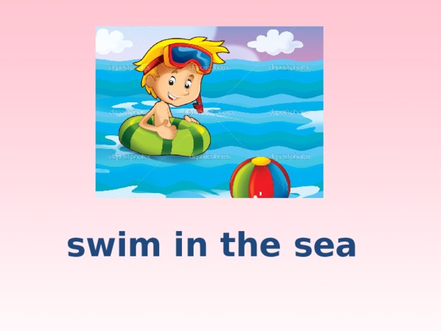 swim in the sea