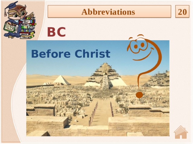 20 Abbreviations BC Before Christ