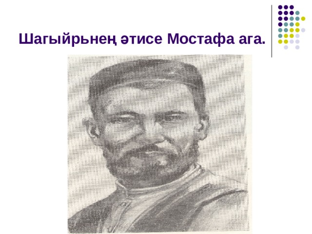 Шагыйр ь нең әтисе Мостафа ага.