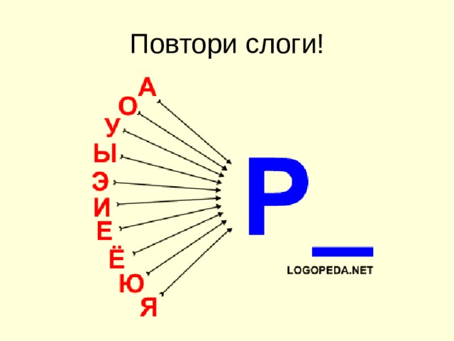 Повтори слоги!