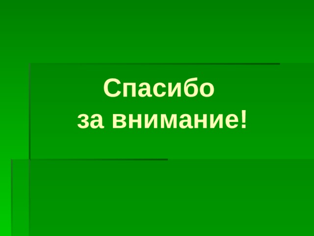 Спасибо  за внимание!