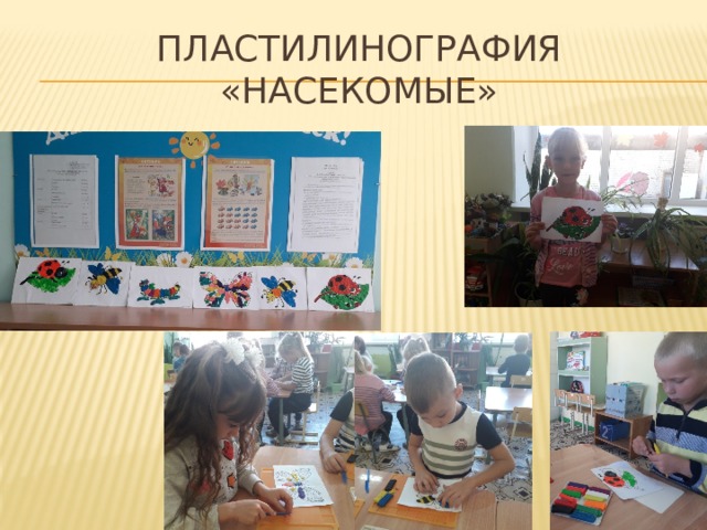 Пластилинография «насекомые»