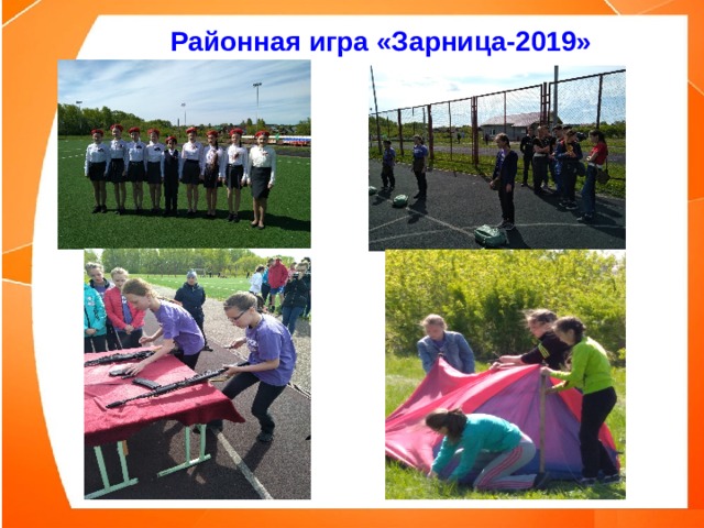 Районная игра «Зарница-2019»
