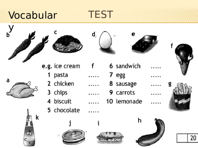 Test Vocabulary