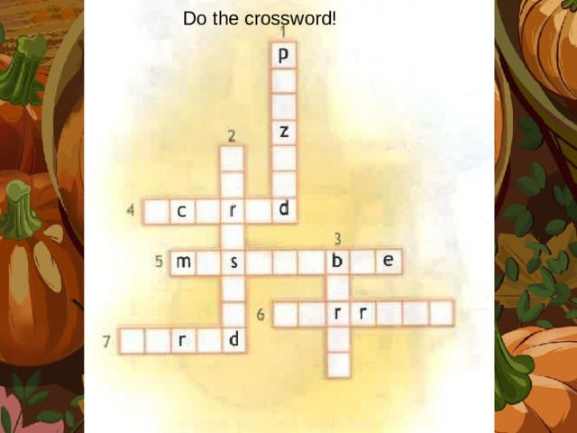 Do the crossword!