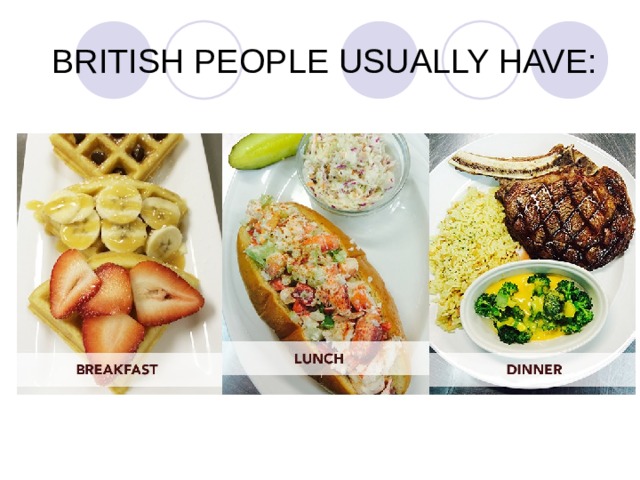 BRITISH PEOPLE USUALLY HAVE: