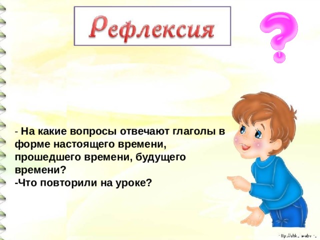 Изменение глаголов по временам 3 класс презентация перспектива