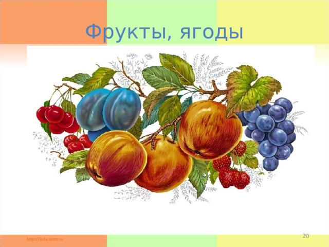 Фрукты, ягоды витамины
