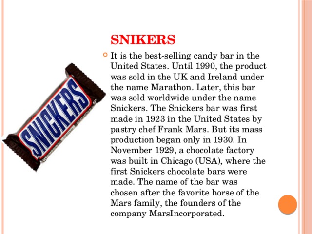 Snikers